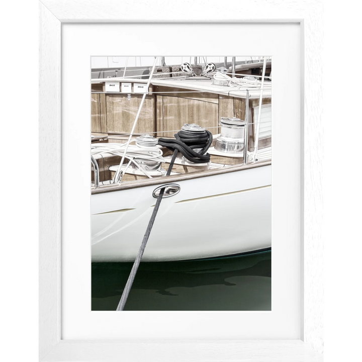 Poster ’Segelboot’ Saint Tropez ST33 - Weiss 3cm / S