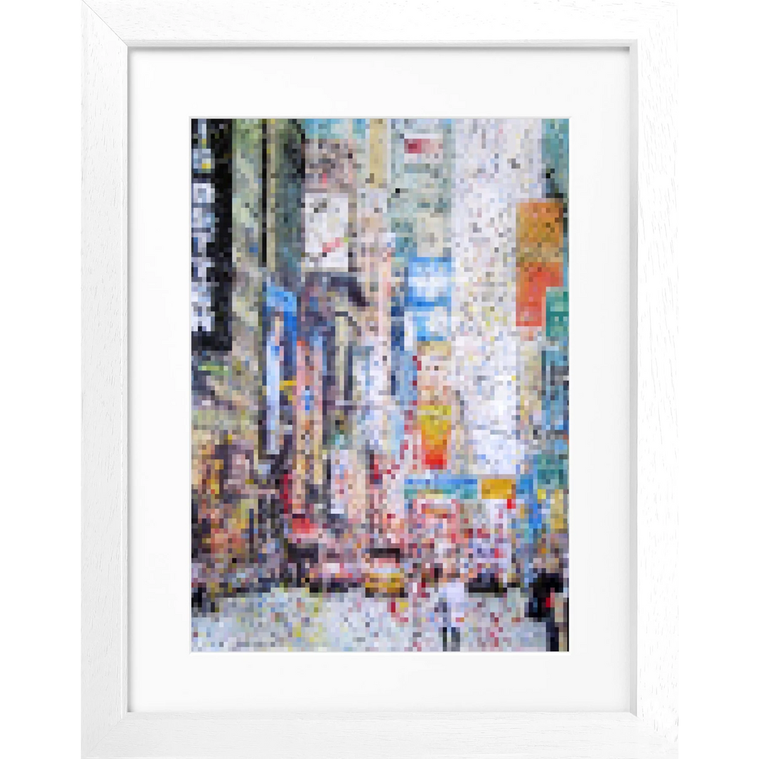 Poster ’Times Square’ New York GM222 - Weiss 3cm / S
