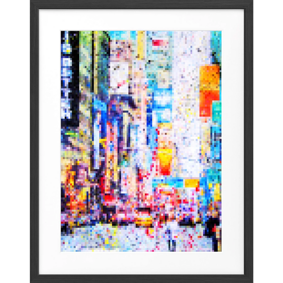 Poster ’Times Square’ New York GM222 - Schwarz matt