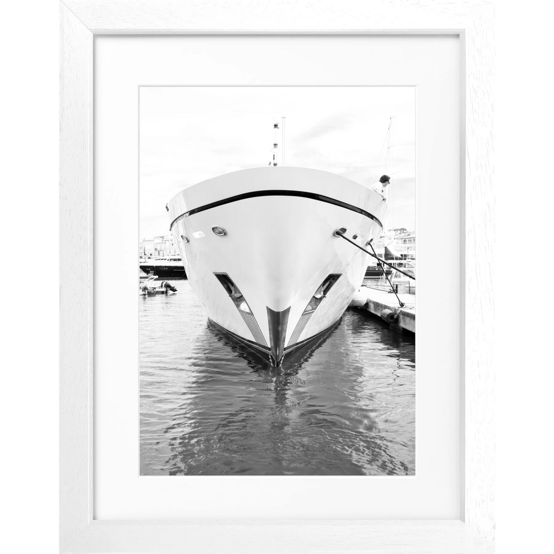Poster ’Yacht’ Saint Tropez ST35 - Weiss 3cm / S (25cm