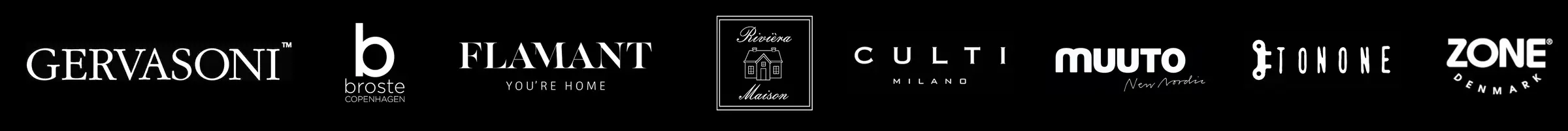COSMAN-Interior Marken – Logoleiste Logoleiste ausgewählter Möbel- und Interior-Marken bei COSMAN-Interior